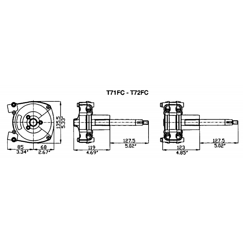 Timonerie Meccaniche e Monocavi TIMONERIA T72FC Ultraflex (acq.min. unità) - immagine 2