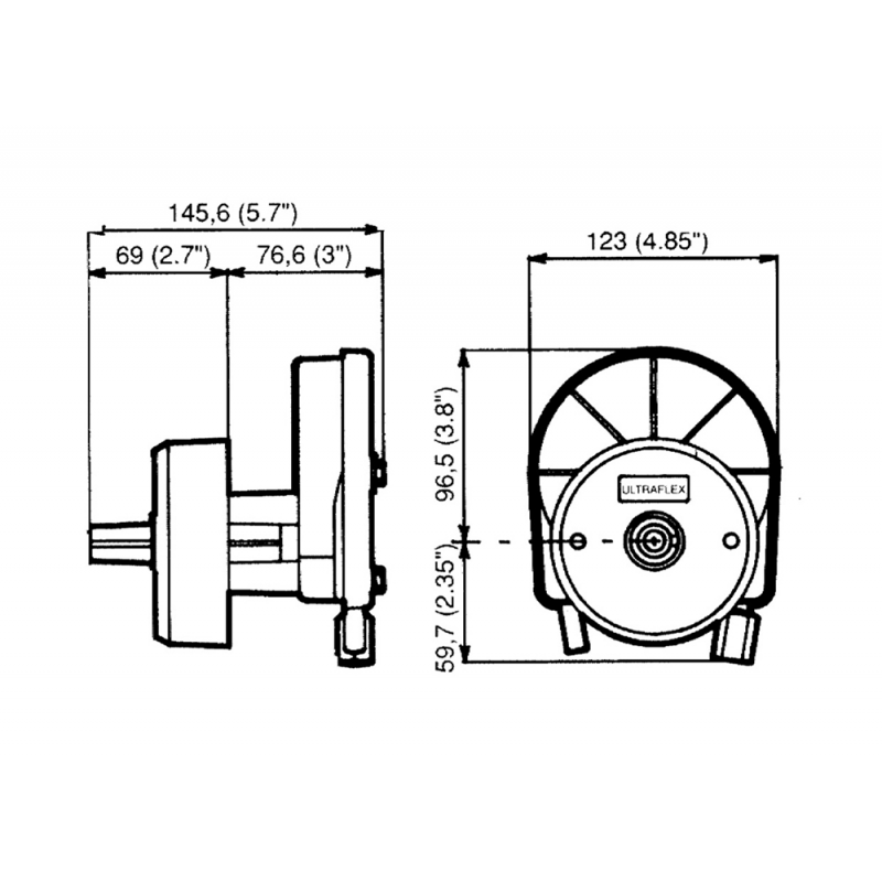 Timonerie Meccaniche e Monocavi TIMONERIA T67 Ultraflex (acq.min. unità) - immagine 2