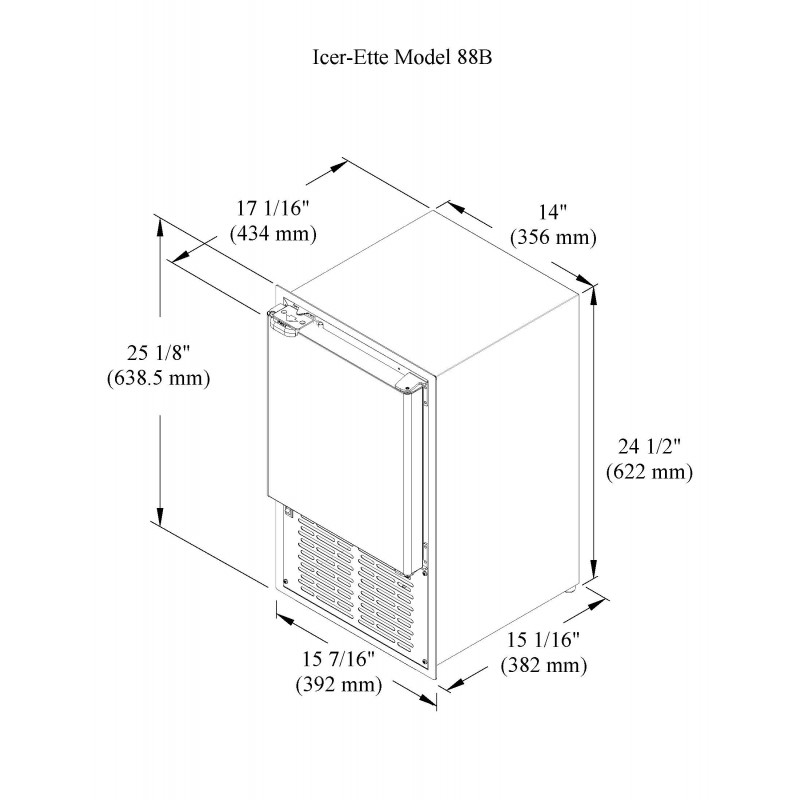 Fabbricatori di Ghiaccio Raritan ICER-ETTE MOD.88B515-1 110 V. 60HZ Raritan (acq.min. unità) - immagine 3