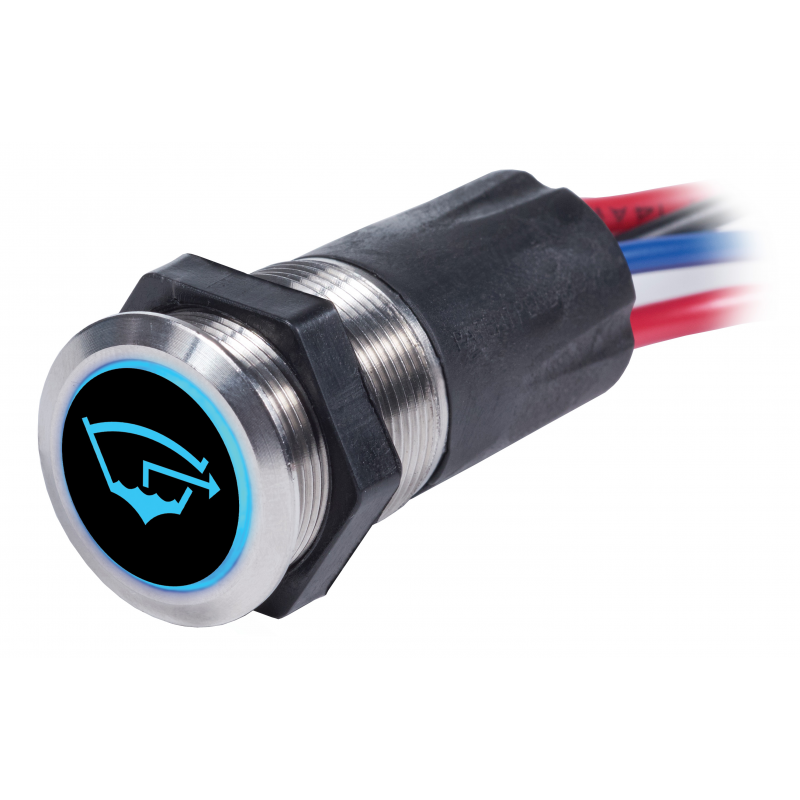 Spie, Interruttori INTERRUTT. A LED BLU-ROSSO OFF-(ON) Blue Sea (acq.min. unità) - immagine 2