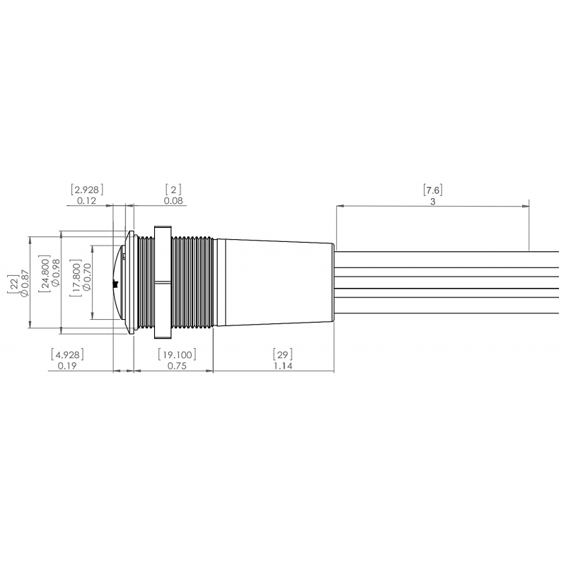 Spie, Interruttori INTERRUTT. A LED BLU-ROSSO OFF-(ON) Blue Sea (acq.min. unità) - immagine 3