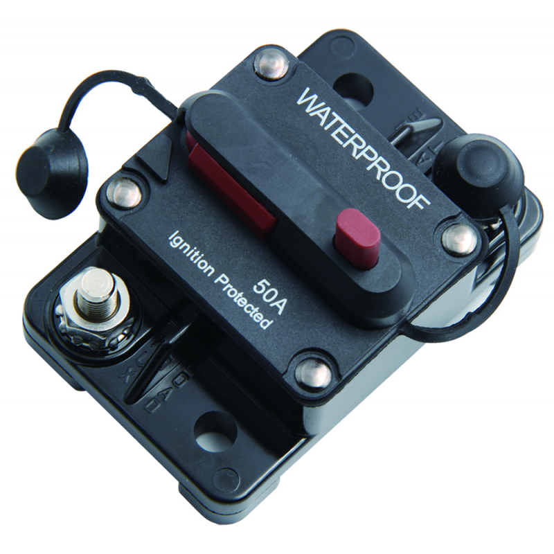 Fusibili, Portafusibili INTERRUTTORE TERMICO 100 AMP. (acq.min. unità)