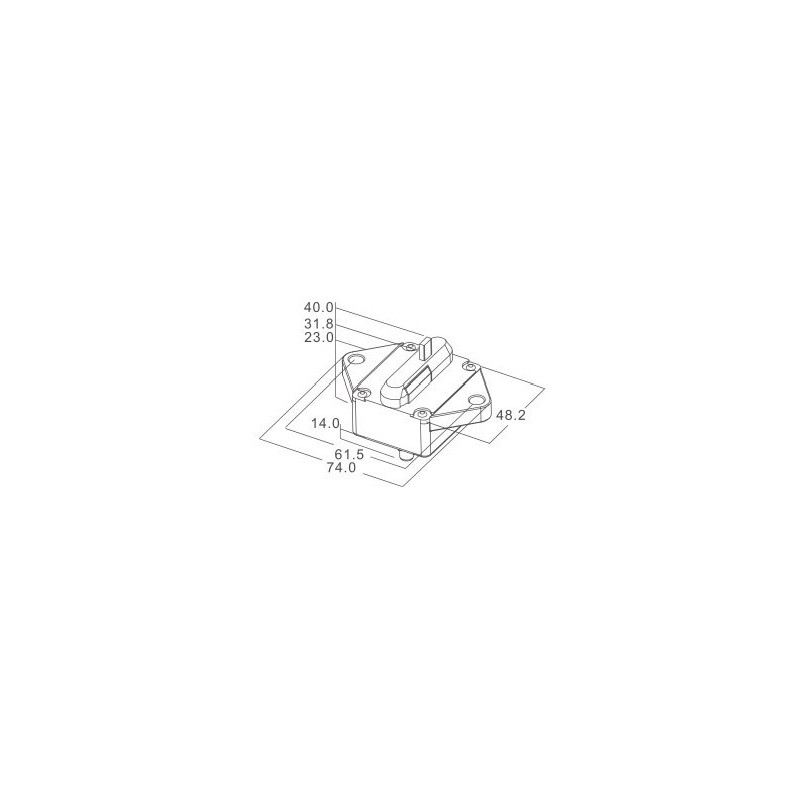 Fusibili, Portafusibili INTERRUTTORE TERMICO 150 AMP. (acq.min. unità) - immagine 2