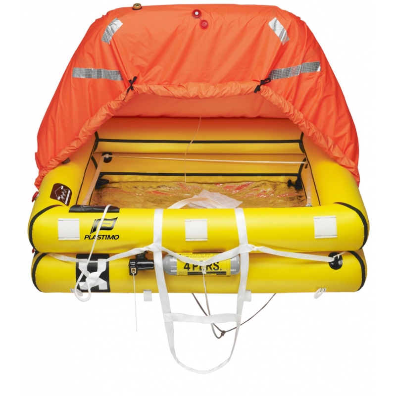 Zattere Plastimo ZATTERA TRANSOCEAN 6P RIGIDA <24H Plastimo (acq.min. unità)