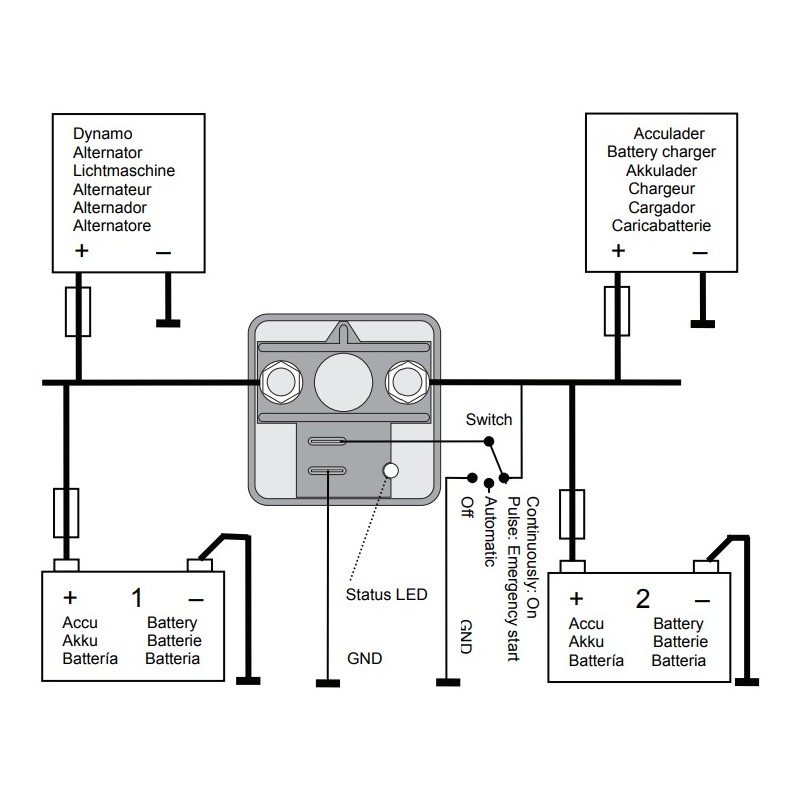 Isolatori, Convertitori, Rilevatori CHARGE MATE 2502 Mastervolt (acq.min. unità) - immagine 2