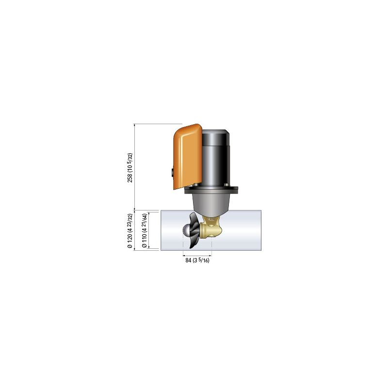 Eliche di Manovra Quick KIT COMPLETO ELICA BTQ 110-25 Quick (acq.min. unità) - immagine 2