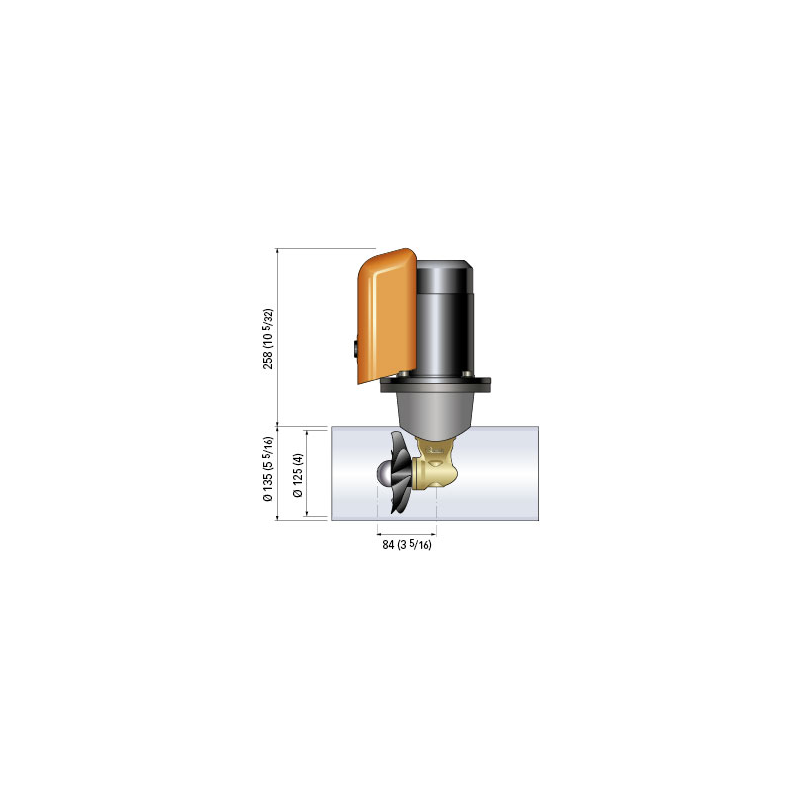 Eliche di Manovra Quick KIT COMPLETO ELICA BTQ 125-40 Quick (acq.min. unità) - immagine 2