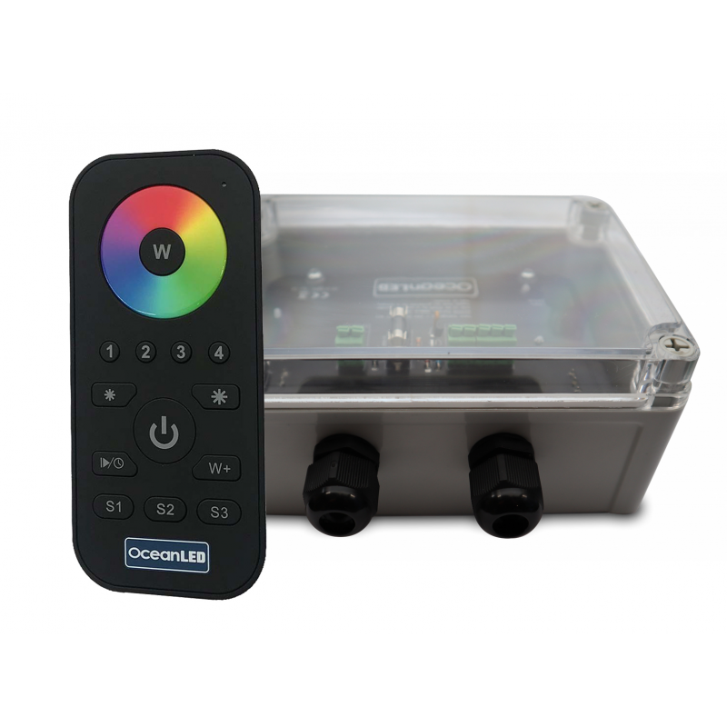 Faretti a Led Subacquei,Sottoplance KIT OCEAN DMX CONTROLLER INDEMAR (acq.min. unità)