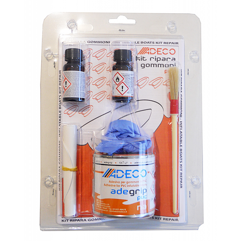 Colle KIT RIPARAZIONE PVC GRIGIO Adeco (acq.min. unità)