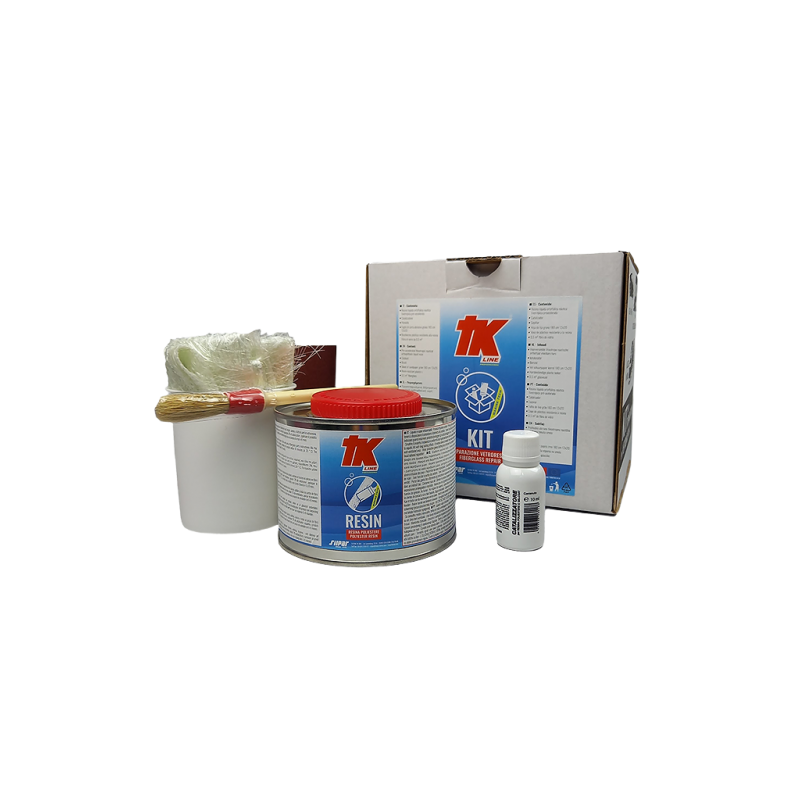 Fondi, Rivestimenti, Resine KIT RIPARAZIONE VETRORESINA Silpar TK (acq.min. unità)