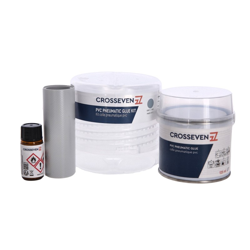 Colle KIT RIP. PVC 125ML BICOM. NERO Crosseven (acq.min. unità) - immagine 2