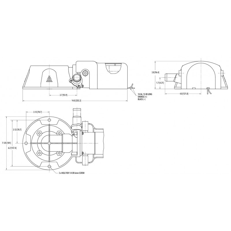 Accessori per Wc Marini KIT PER TOILET 24V 37010-0097 Jabsco (acq.min. unità) - immagine 2