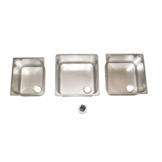 Lavelli, Pilette Scarico LAVELLO INOX MM.360X360x150 PROF.  (acq.min. unità)