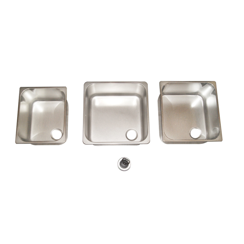 Lavelli, Pilette Scarico LAVELLO INOX MM.360X360x150 PROF. (acq.min. unità)