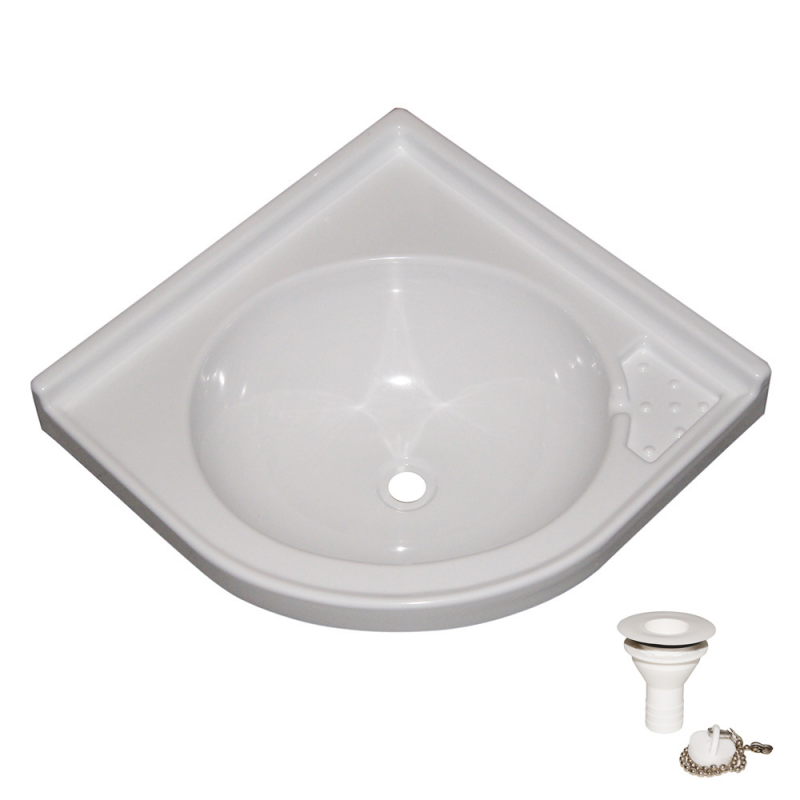 Lavelli, Pilette Scarico LAVELLO PVC AD ANGOLO VECAM (acq.min. unità)