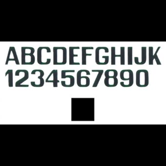 Lettere e Numeri Adesivi LETTERE E NUMERI NERO  MM.200 INTERNATIONAL LETTERFIX (acq.min. unità)