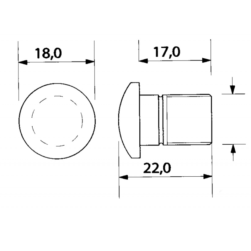 Luci di Cortesia LED BLU 12 VOLTS Binding Union (acq.min. unità) - immagine 2