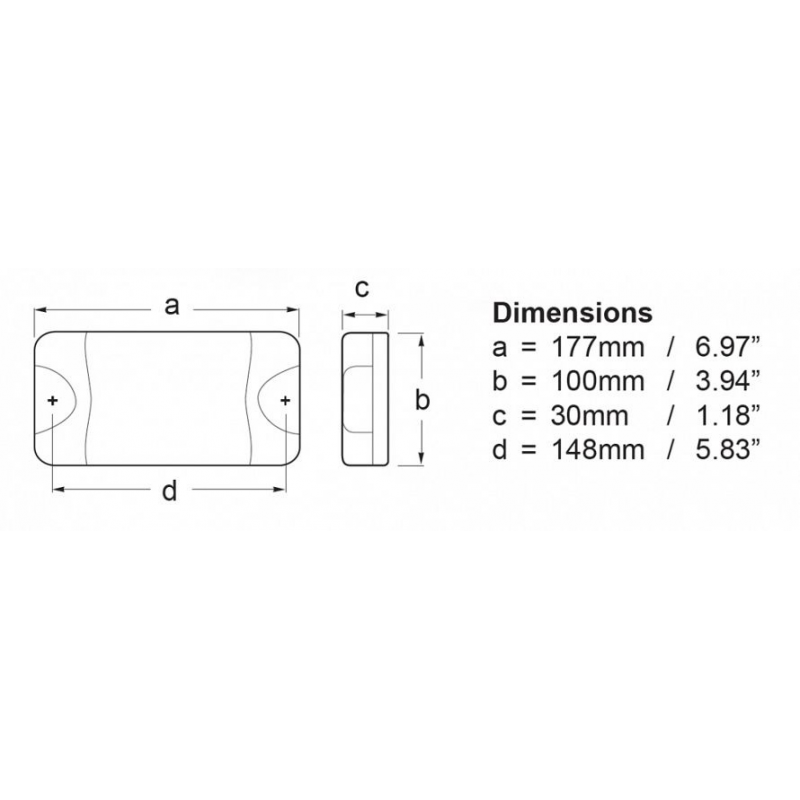 Faretti e Plafoniere a Led LUCE DURALED 20 BIANCA Hella marine (acq.min. unità) - immagine 2