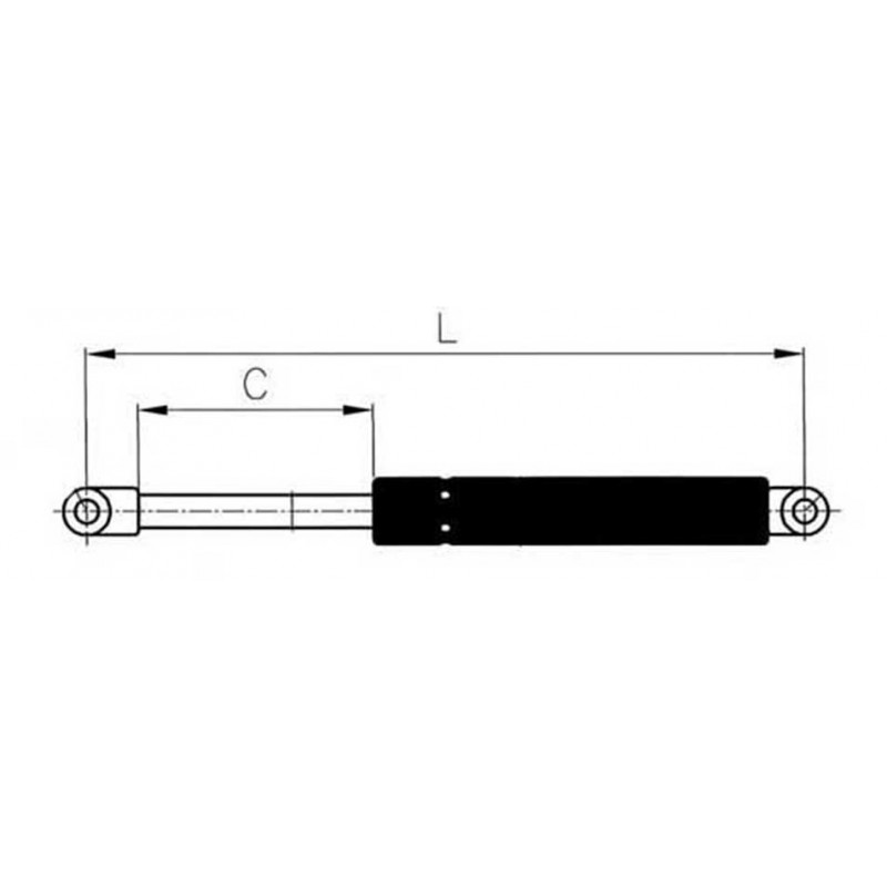 Molle a Gas MOLLA A GAS MM.365 30 KG. Uflex (acq.min. unità) - immagine 2