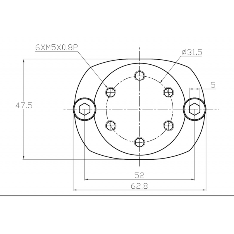 Clips MORSETTO INOX Ø MM.30/35/40 Marine Town (acq.min. unità) - immagine 2