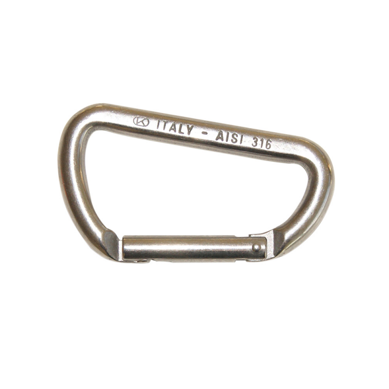 Moschettoni MOSCHETTONE ASIMMETRICO MM.100 Kong (acq.min. unità)