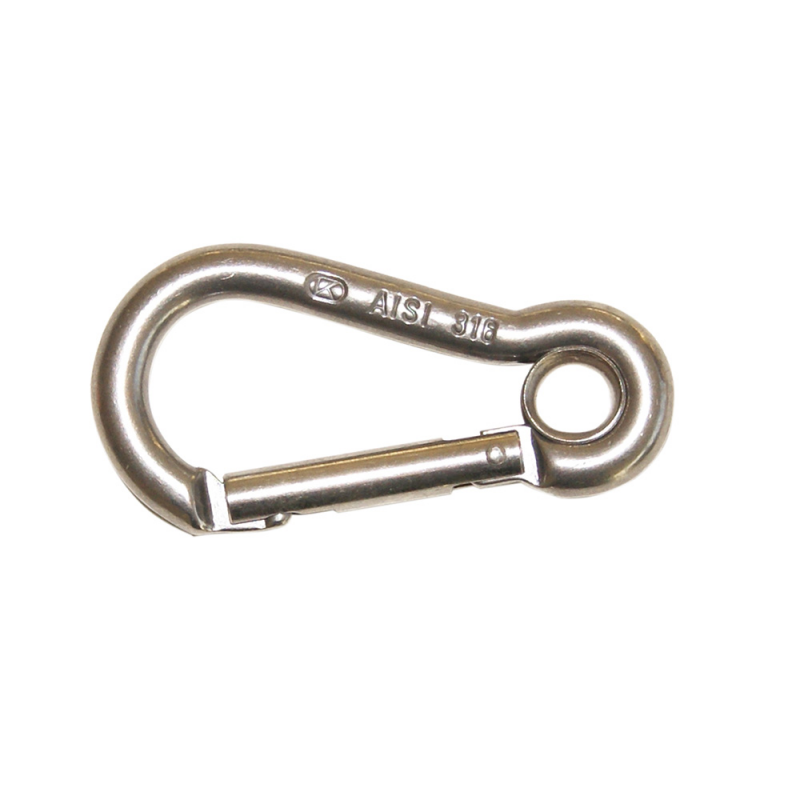 Moschettoni MOSCHET. INOX C/OCCHIO Ø MM.8X80 Kong (acq.min. unità)