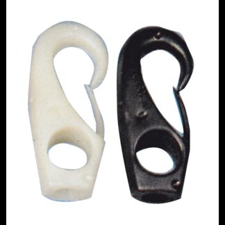 Trecce Varie e Moschettoni Nylon MOSCHETTONE NYLON NERO Ø MM.10 Nuova Rade (acq.min.20,00 unità)
