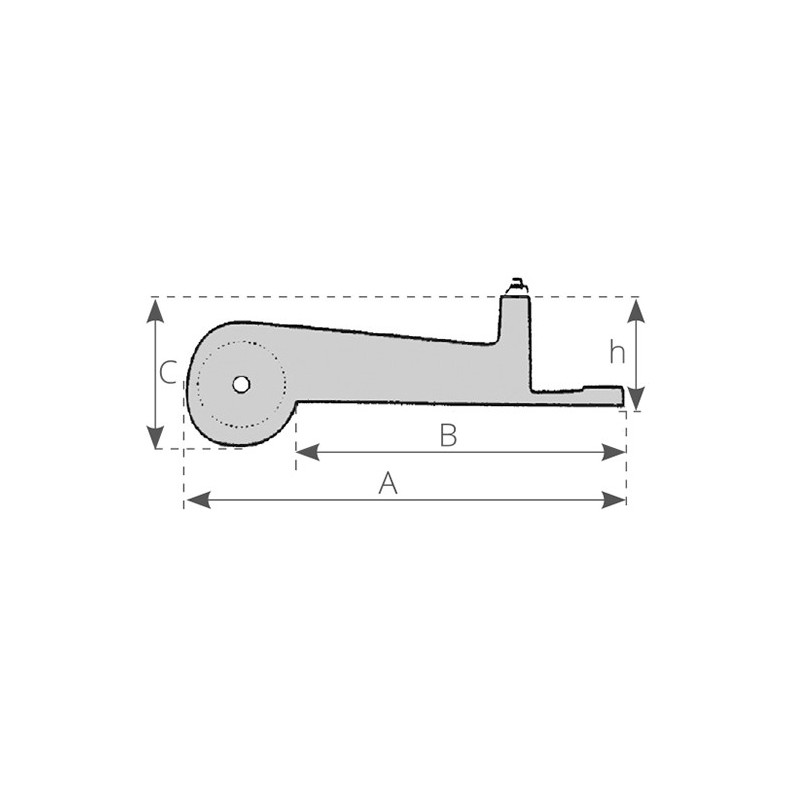 Musoni in Alluminio, Passacatena MUSONE L.L. MM.325 Safe (acq.min. unità) - immagine 2