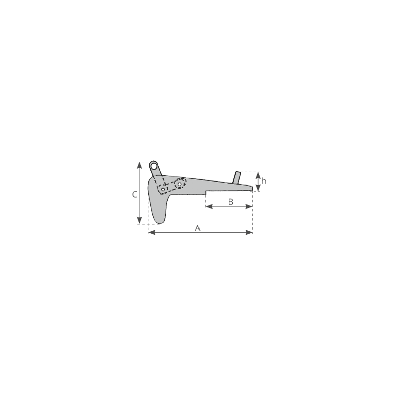Musoni in Alluminio, Passacatena MUSONE L.L. MM.390 Safe (acq.min. unità) - immagine 2