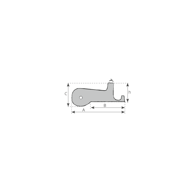 Musoni in Alluminio - Passacatena MUSONE L.L. MM. 200 Safe (acq.min. unità) - immagine 2
