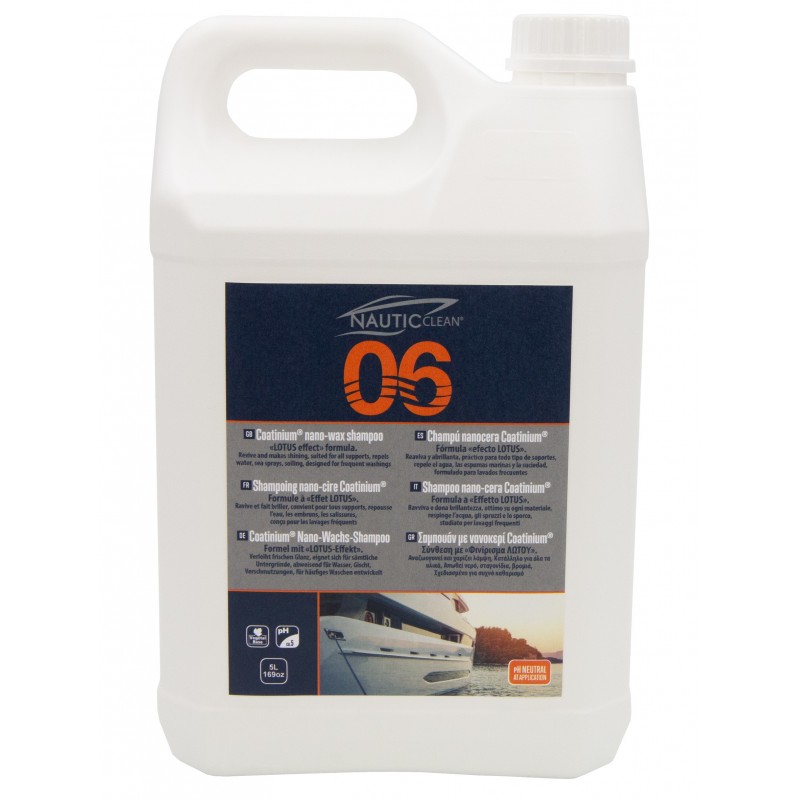 Linea Nautic Clean 06 NANO WAX SHAMPOO LT 1 Nautic Clean (acq.min. unità) - immagine 2