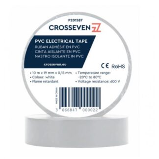 Guaine, Calze Trecciate, Spirali NASTRO ISOLANTE BIANCO Crosseven (acq.min.5,00 unità)
