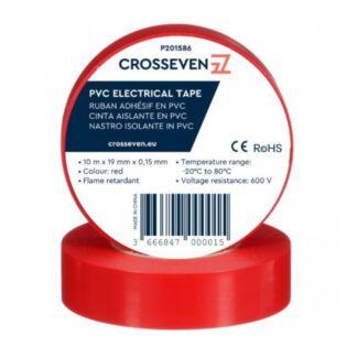 Guaine, Calze Trecciate, Spirali NASTRO ISOLANTE ROSSO Crosseven (acq.min.5,00 unità)