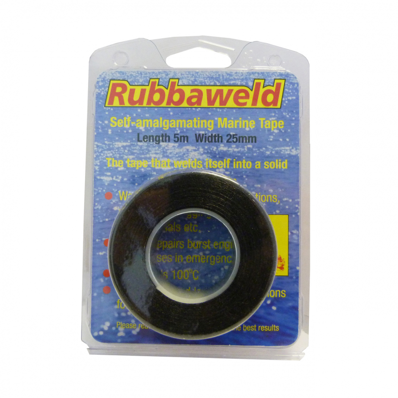 Prodotti per Riparazioni NASTRO RUBBAWELD NERO MT.5 H MM.25 C.C. MARINE (acq.min. unità)