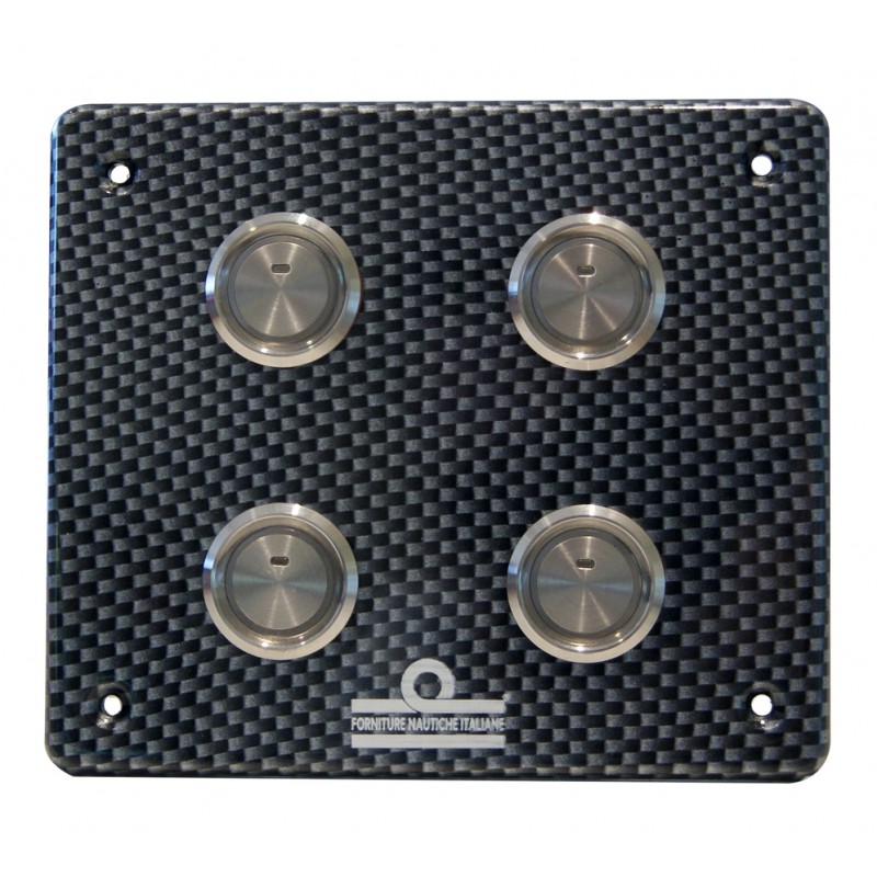 Pannelli di Comando Elettrici PANNELLO ELETTRICO 2 INTERRUTTORI Forniture Nautiche Italiane (acq.min. unità) - immagine 2