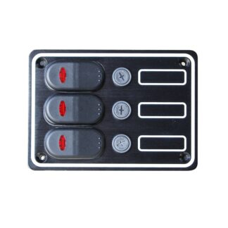 Pannelli di Comando Elettrici PANNELLO ELETTRICO 3 INTERRUTORI AAA (acq.min. unità)