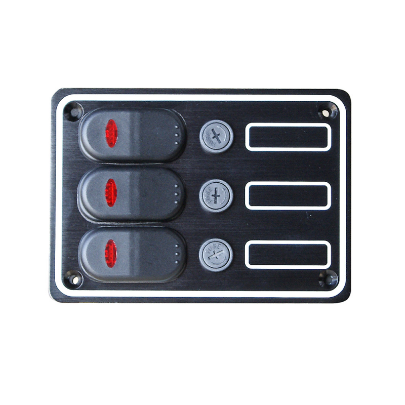 Pannelli di Comando Elettrici PANNELLO ELETTRICO 3 INTERRUTORI AAA (acq.min. unità)