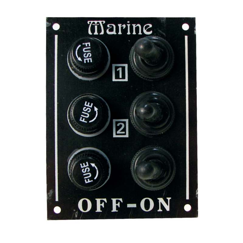 Pannelli di Comando Elettrici PANNELLO ELETTRICO 3 INTERRUTTORI Marine Town (acq.min. unità)