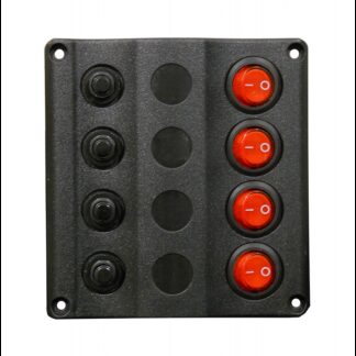 Pannelli di Comando Elettrici PANNELLO ELETTRICO 4 INTERRUTORI AAA (acq.min. unità)