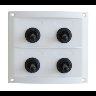 Pannelli di Comando Elettrici PANNELLO ELETTRICO BIANCO 4 INT. AAA (acq.min. unità)