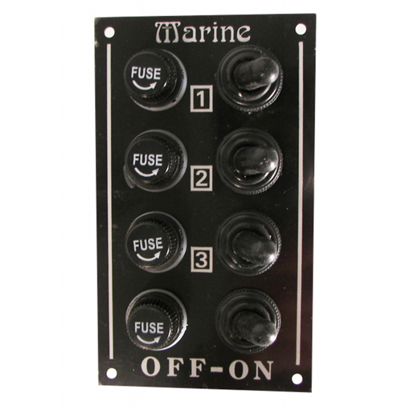 Pannelli di Comando Elettrici PANNELLO ELETTRICO 4 INTERRUTTORI Marine Town (acq.min. unità)