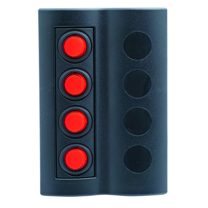 Pannelli di Comando Elettrici PANNELLO ELETTRICO 4 INTERRUTTORI (acq.min. unità)