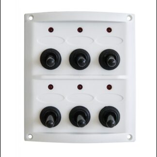 Pannelli di Comando Elettrici PANNELLO ELETTRICO BIANCO 6 INT. AAA (acq.min. unità)