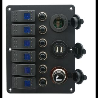 Pannelli di Comando Elettrici PANNELLO ELETTRICO 6 INTERRUTTORI (acq.min. unità)