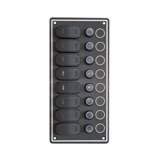 Pannelli di Comando Elettrici PANNELLO ELETTRICO 8 INTERRUTTORI AAA (acq.min. unità)