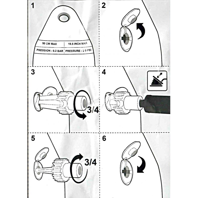 Parabordi Plastimo PARABORDO RIB NERO Ø CM.12X48 Plastimo (acq.min. unità) - immagine 2