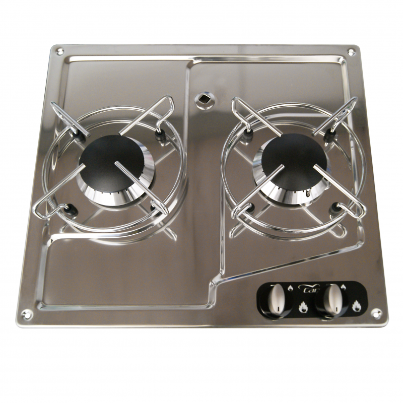 Fornelli a Gas Can PIANO COTT. INOX INCASSO CM 38X36 (acq.min. unità)