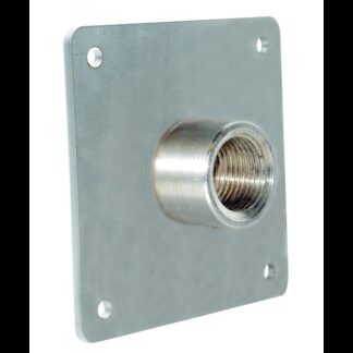 Raccorderia in Ottone PIASTRA INOX C/MANICOTTO DA 1'1/2 (acq.min. unità)