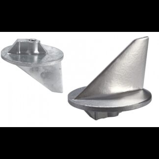 Anodi Mercury - Mercruiser PINNA CORTA 50HP IN ALLUMINIO Tecnoseal (acq.min. unità)