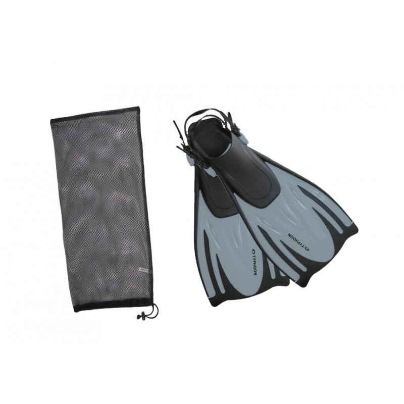 Snorkeling PINNE T-JET ADULTO ARGENTO S-M Typhoon (acq.min. unità)